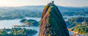 buidling on top of a mountain