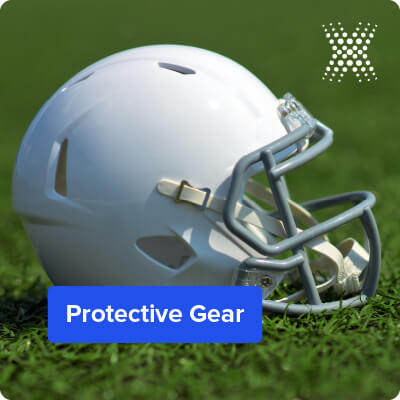 Wearing the right protective sports gear is vital in the prevention of injuries.