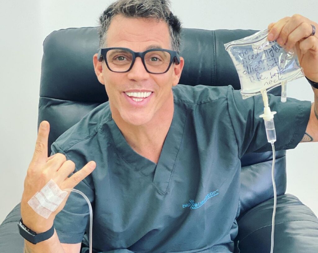 The King of Pain, Steve-O shares his treatment experience receiving BioXcellerator stem cells for his herniated discs.