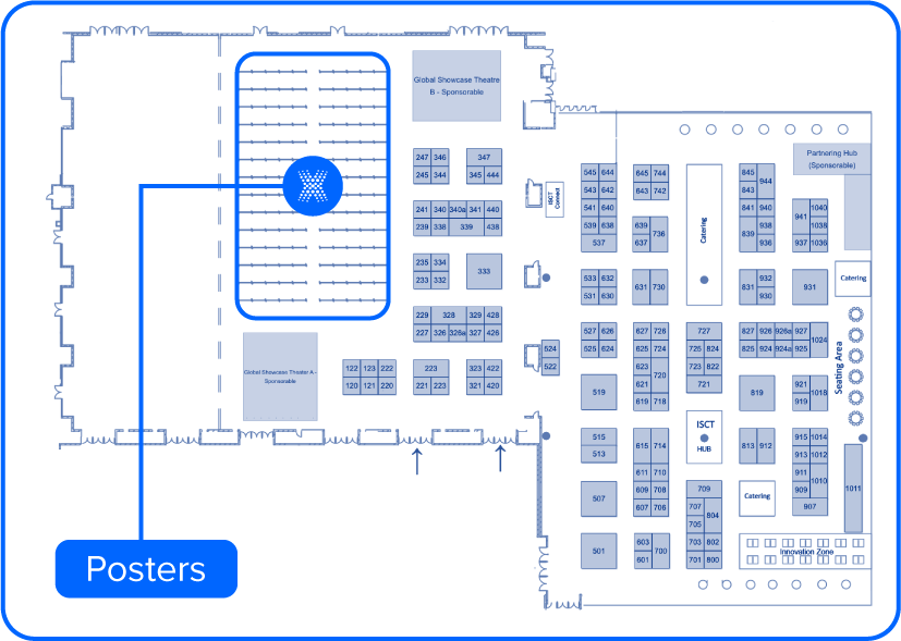ISCT 2025 Poster Floor Plan